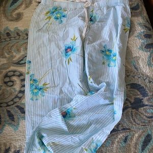 Floral pajama pants